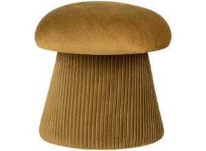 5713917026821 - Ebuy24 - Hampton Pouf Velour Ø39cm ocker - Ocker