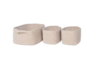 5713917026906 - Teixo Korb Satz von 3 Stk beige