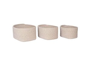5713917026944 - Ebuy24 - Cadima Korb Satz von 3 Stk beige 5713917026944 - Ebuy24 - Cadima Korb Satz von 3 Stk beige