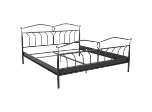 5713941142535 - Ebuy24 - Linax Bett Metall 180x200 cm schwarz - Schwarz