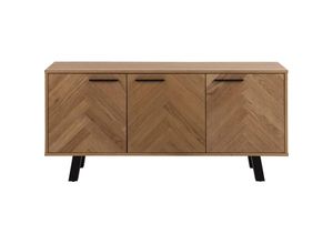 5713941176912 - Ebuy24 - Brighton Sideboard Fischgräten mit 3 Türen eichendekor