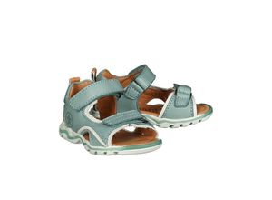 5714163474169 - bisgaard - Leder-Sandalen ARTHUR mit Klett in mint Gr24