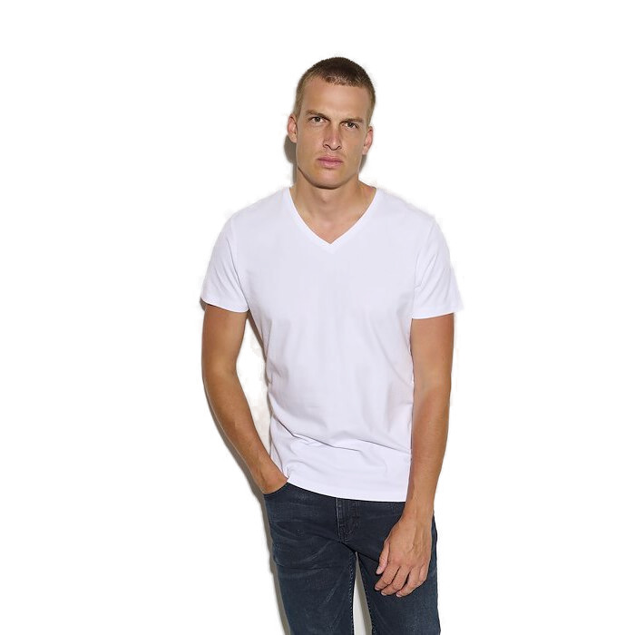 5714345024052 - T-Shirt mit V-Ausschnitt Casual Friday lincoln