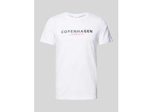 5714397694234 - T-Shirt mit Label-Print Modell Copenhagen