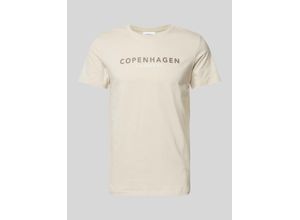 5714398996467 - T-Shirt mit Label-Print Modell Copenhagen