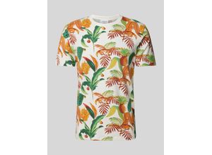 5714399089984 - T-Shirt mit Allover-Muster Modell oasis