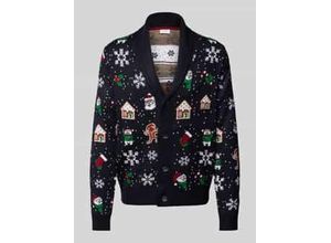 5714399593443 - Cardigan mit Umlegekragen