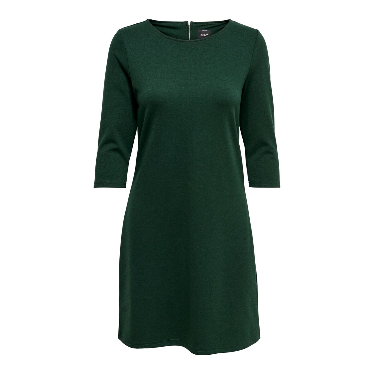 5714493659052 - ONLY Jerseykleid ONLBRILLIANT 3 4 DRESS JRS NOOS Pine Grove Unifarben Grün - Gr XS