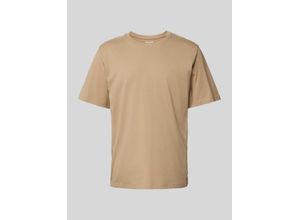 5714494585961 - Jack & Jones JJEORGANIC BASIC TEE SS O-NECK NOOS T-Shirt beige in L