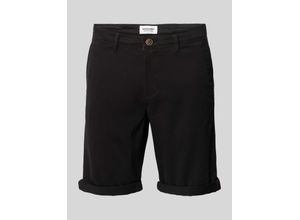 5714500936749 - Jack & Jones Intelligence - Schmal geschnittene Chinoshorts in Schwarz