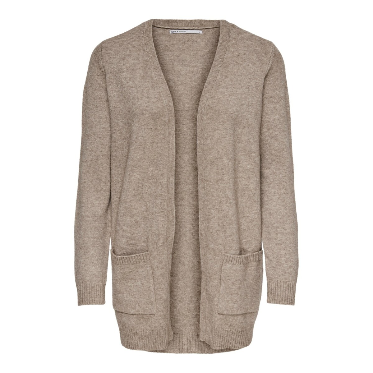 5714503841651 - ONLY Cardigan ONLLESLY L S OPEN CARDIGAN KNT NOOS Beige W MELANGE Unifarben Beige - Gr M 5714503841651 - ONLY Cardigan ONLLESLY L S OPEN CARDIGAN KNT NOOS Beige W MELANGE Unifarben Beige - Gr M