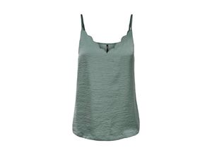 5714507444063 - ONLY Spaghettitop ONLDEBBIE SINGLET NOOS WVN Balsam Green Unifarben Grün - Gr 36