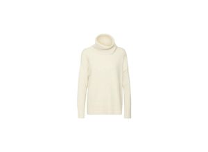 5714512018365 - VERO MODA Rollkragenpullover VMDOFFY LS COWLNECK BLOUSE GA NOOS Birch MELANGE Unifarben Weiß - Gr S