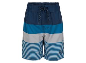 5714625272098 - Color Kids - Badeshorts STRIPES in blau grau Gr92