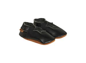 5714625449544 - En Fant - Krabbelschuhe STAR in schwarz braun Gr19