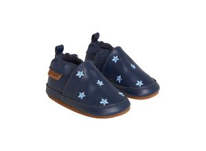 5714625456382 - - Krabbelschuhe LITTLE STARS in dunkelblau Gr23