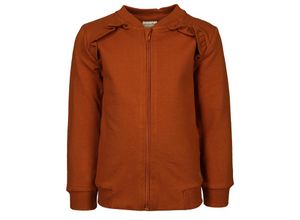 5714625474119 - - Sweat-Jacke RÜSCHEN in glazed ginger Gr116