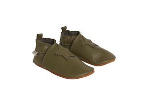 5714625535599 - En Fant - Glattleder-Krabbelschuhe STERN in dusty olive Gr23