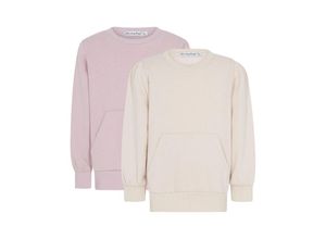 5714625596620 - - Sweatshirt BASIC 2er-Pack in violet ice Gr80