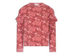 5714625854683 - En Fant - Langarmshirt AUTUMN FLOWER in chocolate Gr110