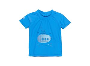 5714625973490 - Color Kids - Badeshirt SUBMARINE in azure blue Gr74