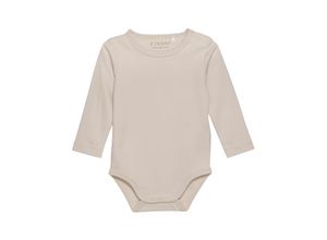 5714625988296 - FIXONI® - Langarm-Body SOLID COTTON in oatmeal Gr56