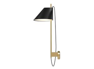 5714693075706 - Marmor-Wandlampe Yuh Brass schwarz