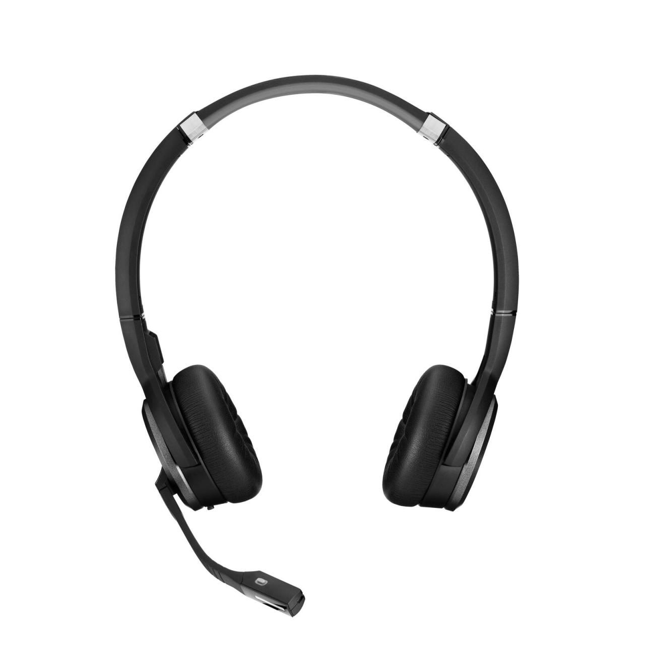 5714708001034 - DECT Headset EPOS | Sennheiser IMPACT SDW 5061 kabellos binaural mit Kopfbügel UC-optimiert Skype-zertifiziert ActiveGard® inkl DECT-Dongle