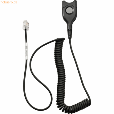 5714708006374 - EPOS CSTD 01 - Headset-Kabel - EasyDisconnect zu RJ-9 männlich - Anschlusskabel mit Standard-Empfindlichkeit