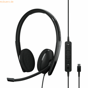 5714708007203 - EPOS EPOS-SENNHEISER Telefon On Ear Headset kabelgebunden Stereo Schwarz Noise Cancelling Lautstärkeregelung Mikrofon-Stummschaltung