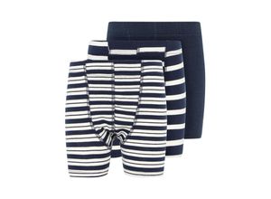 5714912983638 - - Boxershorts NMMTIGHTS – STREIFEN 3er-Pack in navy Gr86