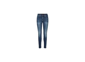 5714919638111 - VERO MODA Slim-Fit Jeans Lux Dark Blue Denim Unifarben Blau - Gr S x 32