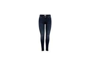 5714920537878 - ONLY Skinny Jeans Kendell Dark Blue Denim Unifarben Blau - Gr 25 x 30