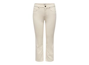 5714923745058 - ONLY Flared Jeans Kenya Life Ecru Unifarben Beige - Gr 28 x 32