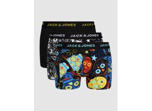 5714924342621 - Jack & Jones JACSUGAR SKULL TRUNKS 3 PACK Boxershort schwarz in L