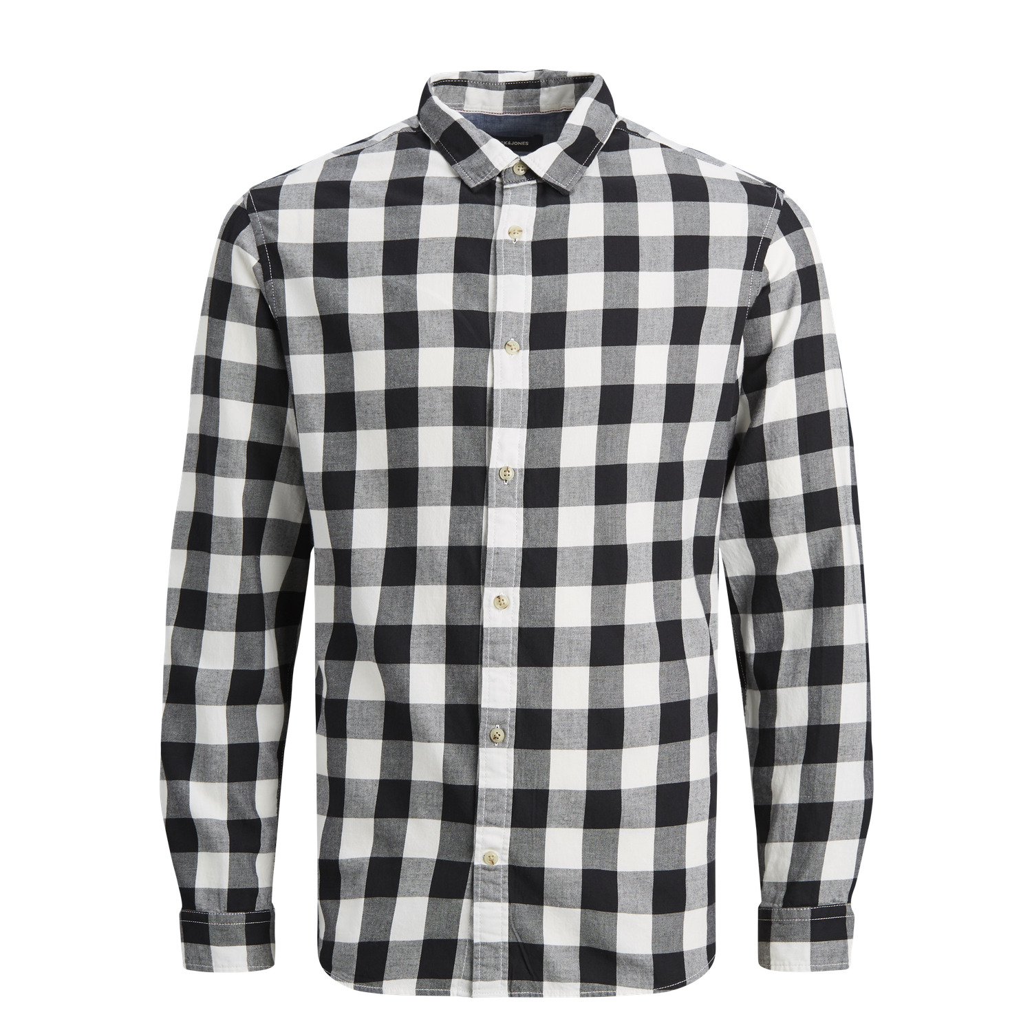 5714925567153 - Twill-Hemd mit langen Ärmeln Jack & Jones Gingham PLS