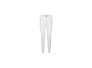 5714925796171 - NOISY MAY Skinny Jeans Callie Bright White Unifarben Weiß - Gr 29 x 32