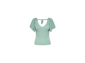 5714928526669 - ONLY T-Shirt Leelo Jadeite Unifarben Grün - Gr M