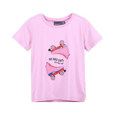 5714999065043 - Color Kids - T-Shirt NO BAD DAYS in begonia pink Gr104