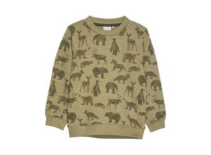 5714999274179 - - Sweatshirt ANIMALS in aloe Gr110