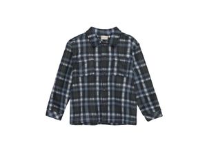 5714999335238 - - Fleece-Langarmhemd CHECK in blau Gr104