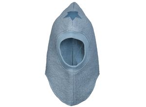 5714999338260 - - Woll-Schlupfmütze ALF STAR in blue heaven Gr47 48