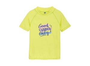 5714999370512 - Color Kids - Badeshirt GOOD VIBES ONLY in limelight Gr104