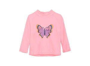 5714999376392 - Color Kids - Langarm-Badeshirt BEAUTY WINGS in salmon rose Gr86