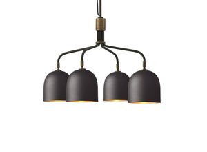 5715010562763 - GUBI Kronleuchter Howard 4-flammig Ø 66 cm gunmetal