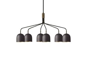 5715010562824 - GUBI Kronleuchter Howard 6-flammig 134x73 cm gunmetal