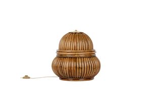 5715015455367 - GUBI Tischleuchte Bohemian 72 Rattan Höhe 45 cm