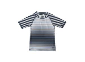 5715023912500 - - Kurzarm-Badeshirt JACKIE STRIPE in indigo Gr98