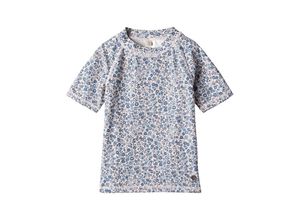 5715023912586 - - Kurzarm-Badeshirt JACKIE FLOWER in blue Gr98