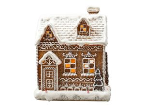 5715049671320 - Det Gamle Apotek Lebkuchen Lichthaus mit LED 17 x 13 x 105 cm